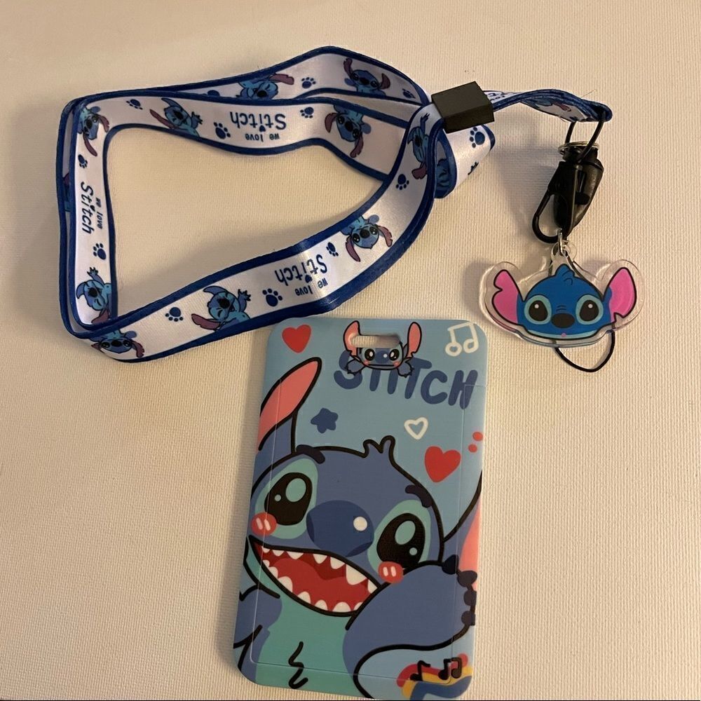 Stitch Lanyard & ID Holder NWT